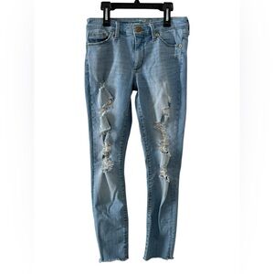 Universal Thread Mid Rise Skinny Jeans Distressed Size 4/27R